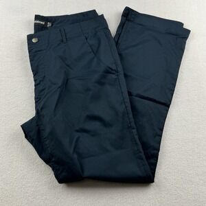 Betabrand Mens Size 32x30 Black Chino Pants Zippered Pockets Stretch